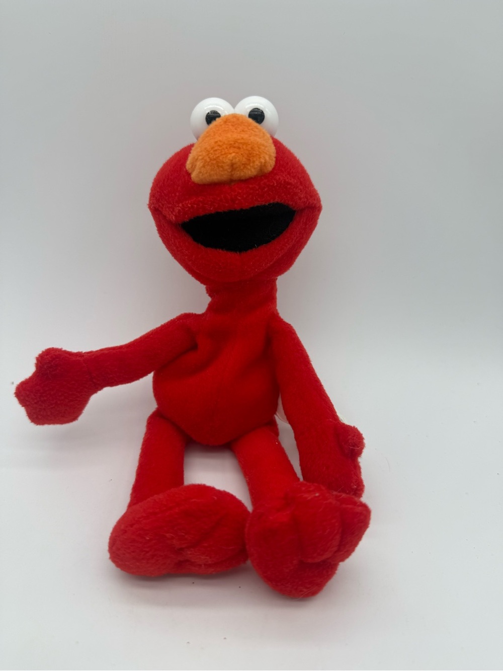 Vintage 2003 Nanco Sesame Street Elmo Plush Stuffed Animal Toy 9" Small Doll EUC